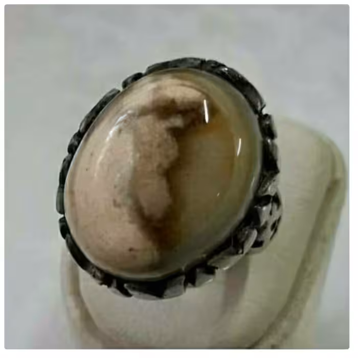 انگشتر سلیمانی مصور نیمرخ درویش کلکسیونی