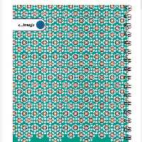 دفتر مقوایی سیمی 80 برگ زیماژ کد 31404


