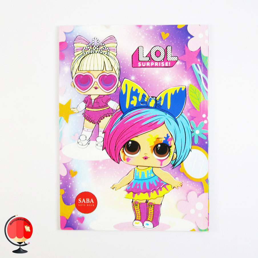 دفتر مشق 50 برگ طرح دختر ناز صبا