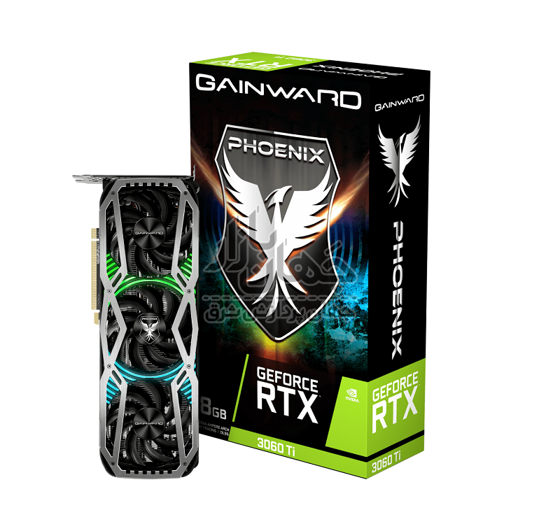 کارت گرافیک گیمینگ Gainward GeForce RTX 3060 Ti Phoenix ظرفیت 8 گیگابایت