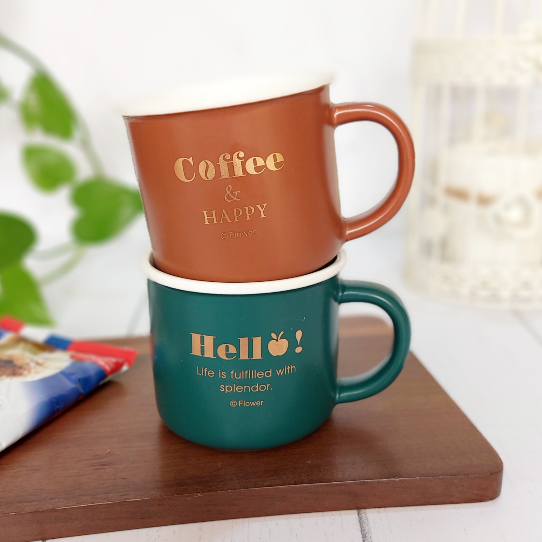 ماگ سرامیکی کافی رنگ قهوه ای 250 میل