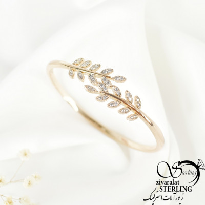 دستبند ژوپینگ النگویی طرح خوشه کد 7370