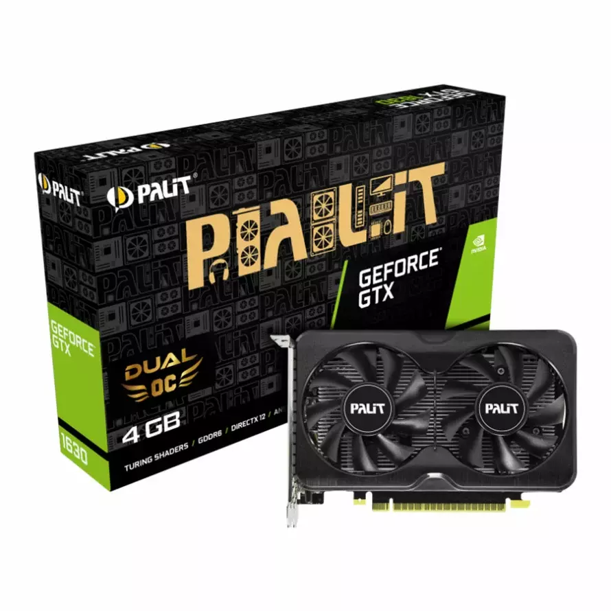 کارت گرافیک پلیت GeForce GTX 1630 Dual OC 4GB