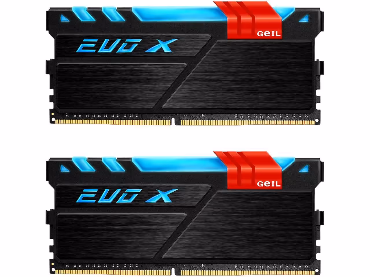 رم کامپیوتر 16 گیگابایت DDR4 دو کاناله 3000 مگاهرتز گیل EVO X