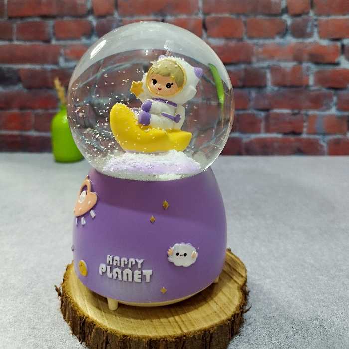 گوی موزیکال پمپی پسر فضانورد سایز بزرگ 