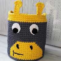 سبد بزرگ اسباب بازی تریکو طرح گاوی دستبافت
ارتفاع 30، کفی 30، کفی پلکسی قابل شست و شو