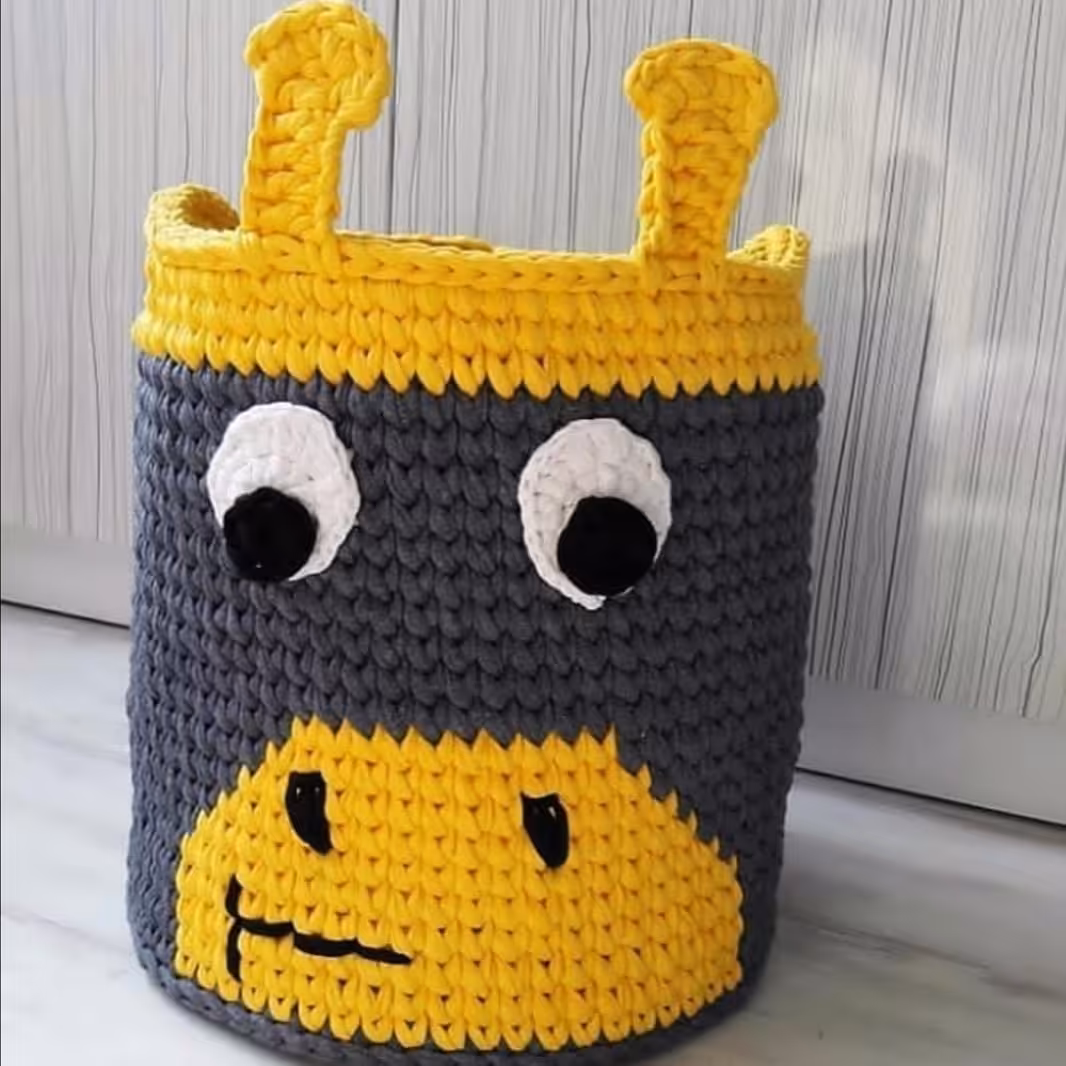 سبد بزرگ اسباب بازی تریکو طرح گاوی دستبافت
ارتفاع 30، کفی 30، کفی پلکسی قابل شست و شو