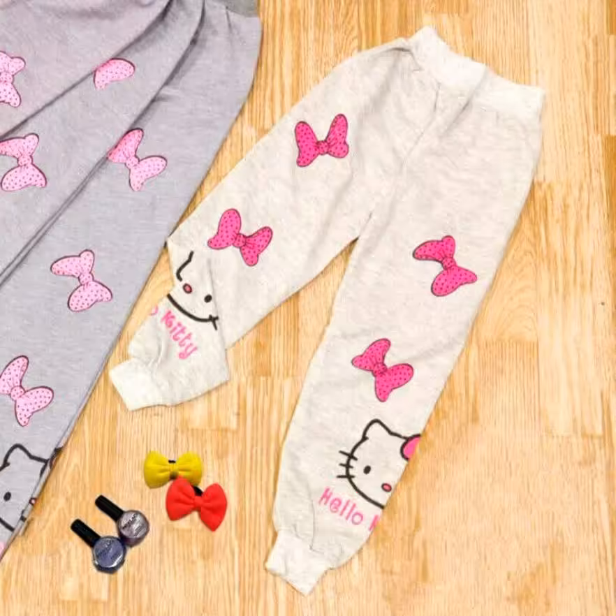 شلوار ملانژ  درجه یک دخترانه