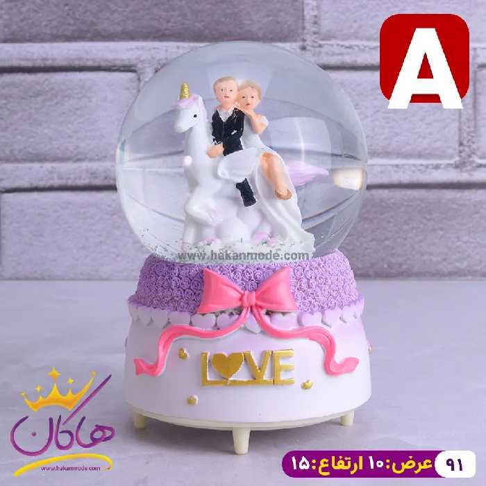 گوی موزیکال کوکی اسب آرزو ها بنفش