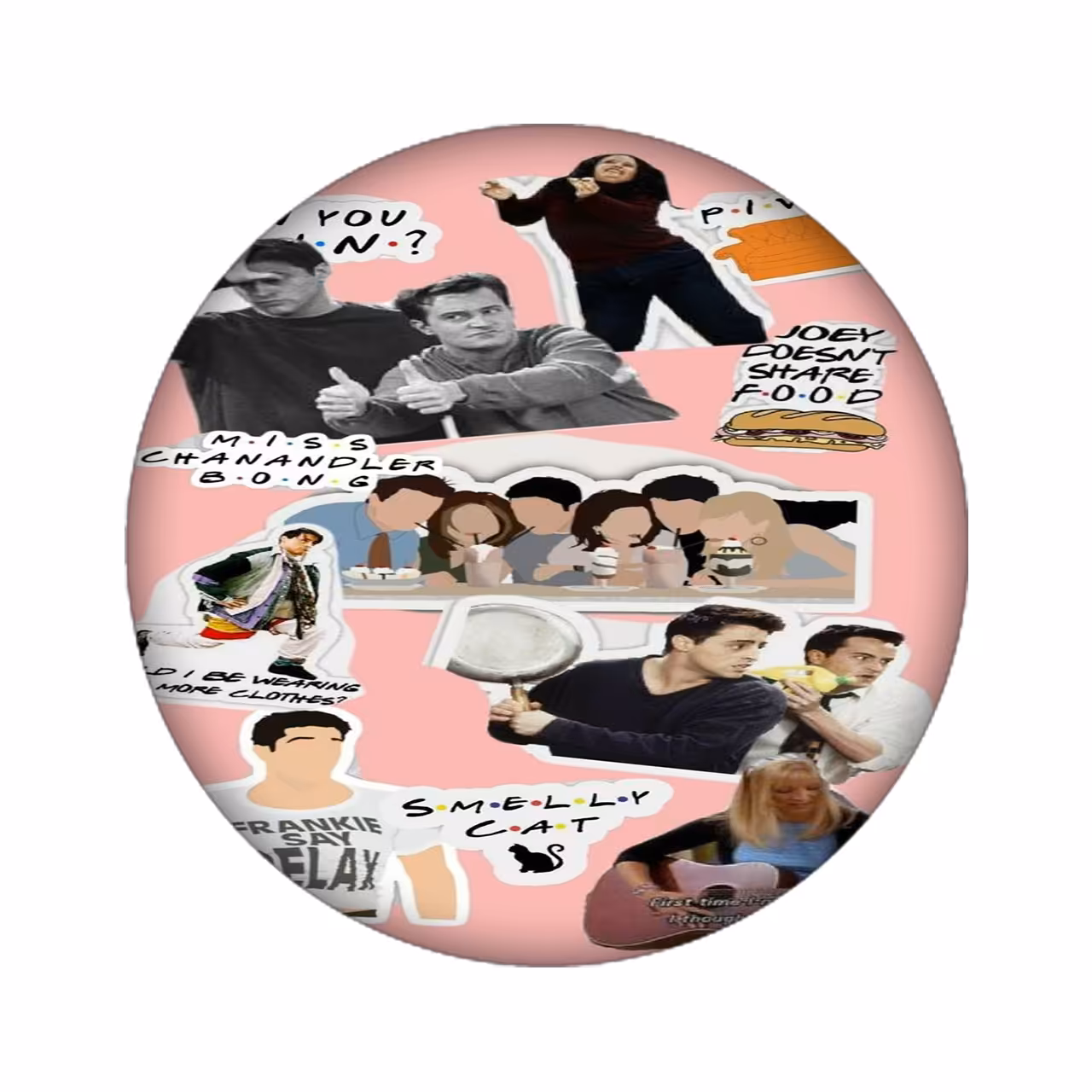 استیکر تزئینی موبایل مدل فرندز کد 2331