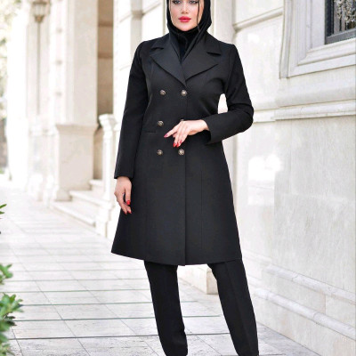 مانتو اداری زنانه کرپ