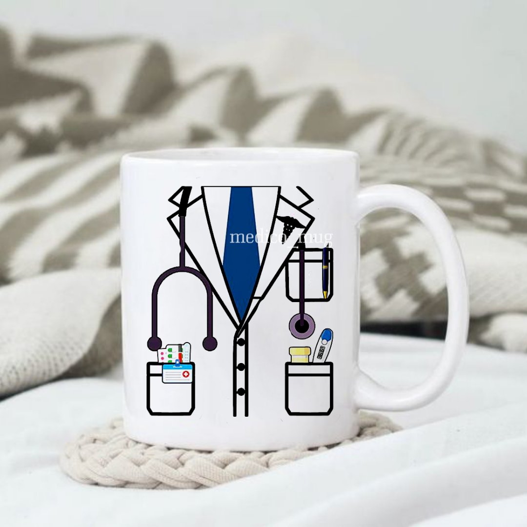 ماگ پزشکی /طرح روپوش پزشکی