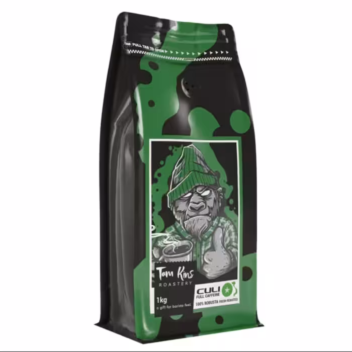 قهوه 70درصدروبوستا 30درصدعربیکا کولی سبز تام کینز 1کیلوگرم