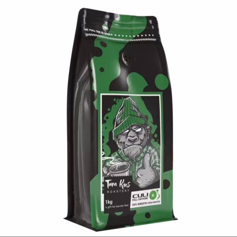 قهوه 70درصدروبوستا 30درصدعربیکا کولی سبز تام کینز 1کیلوگرم