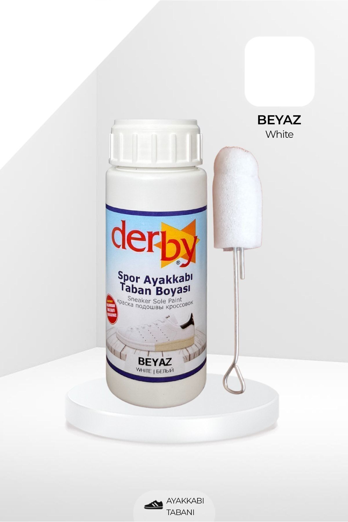 مراقبت کفش سفید ورزشی درخشش می درخشند و رنگ پایه Derby