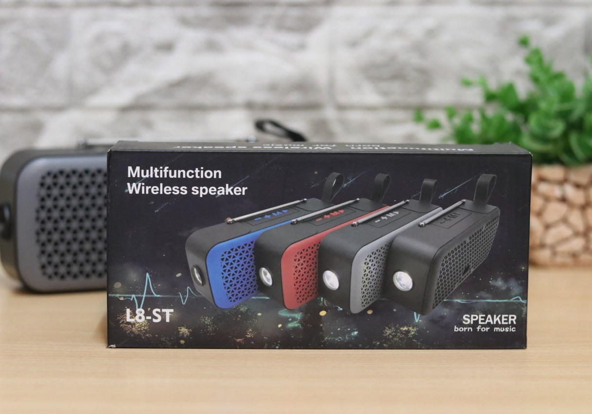 اسپیکر بلوتوثی قابل حمل مدل L8 ST در 3رنگ مختلف