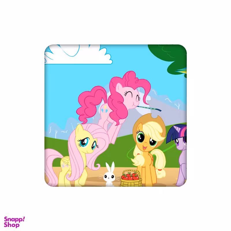 زیر لیوانی طرح انیمیشن پونی کوچولو کد 4995507