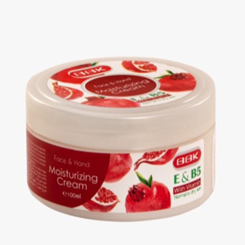 کرم مرطوب کننده دست و صورت کاسه ای ببک با رایحه انار  حجم  250 میلی لیتر 