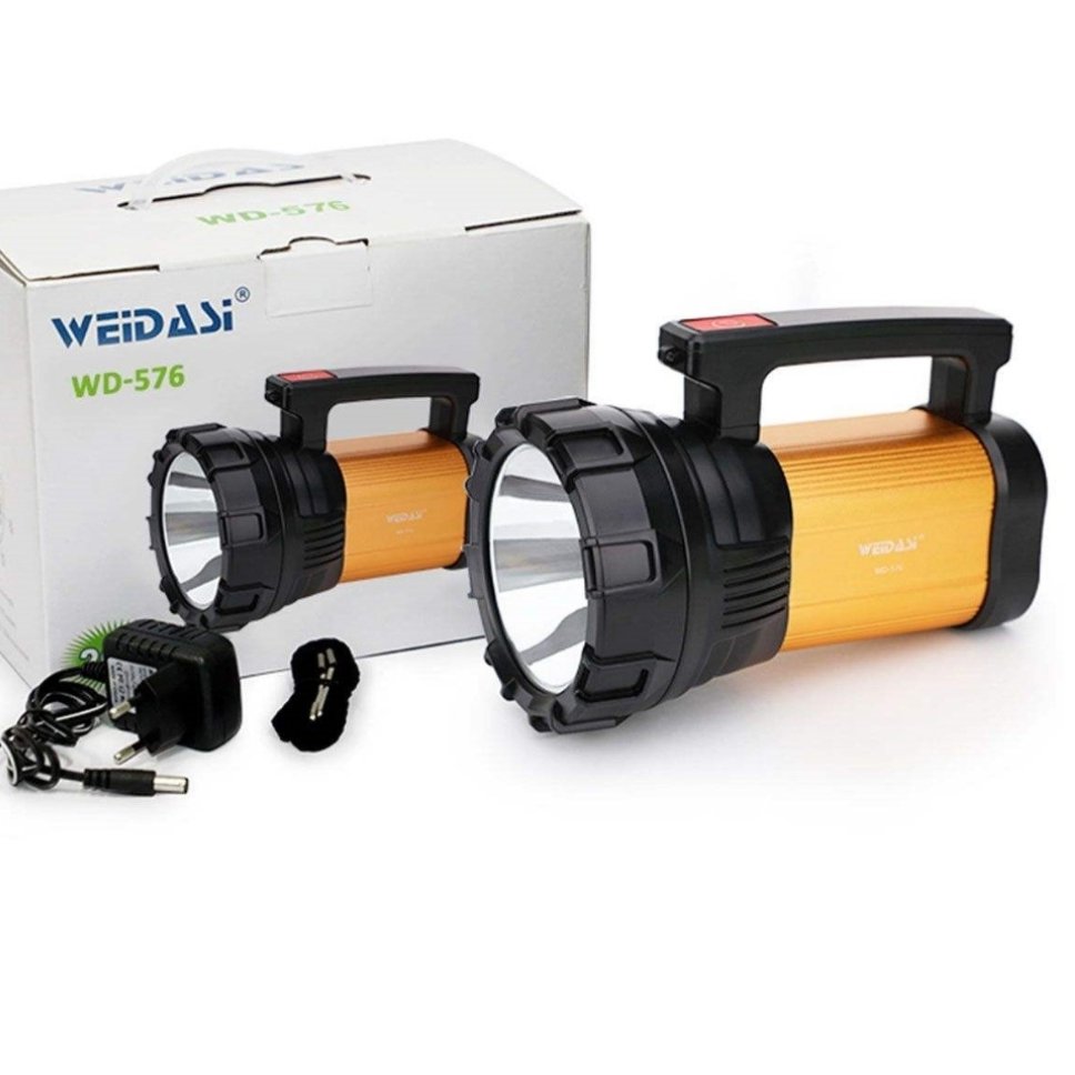 نورافکن دستی ویداسی شارژی LED بدنه فلزی 20 وات