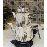 کتری و قوری لعابی پاچی ابر و بادی