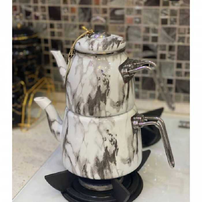 کتری و قوری لعابی پاچی ابر و بادی