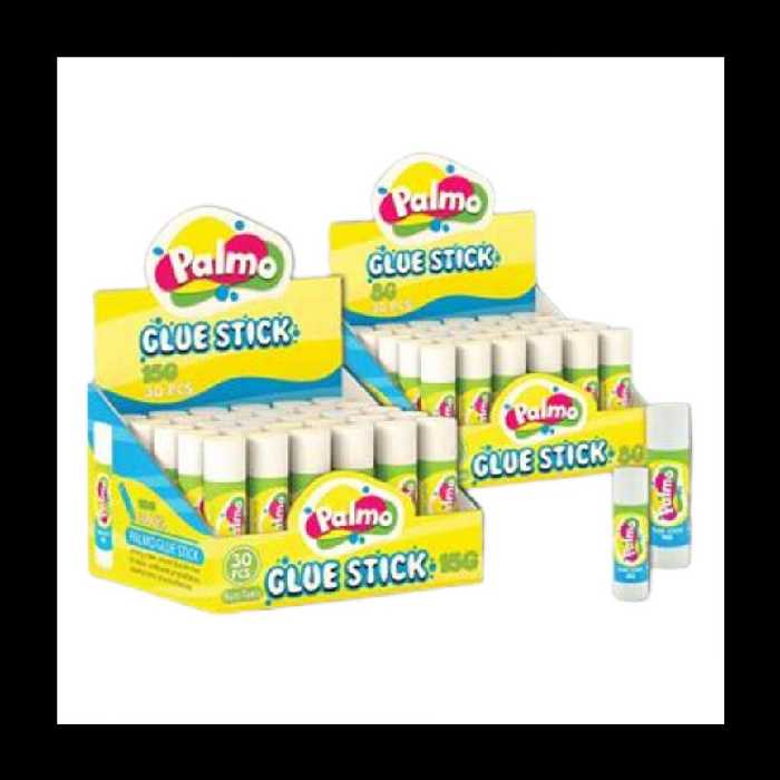 چسب ماتیکی 25 گرمی پالمو بسته  30 عددی 