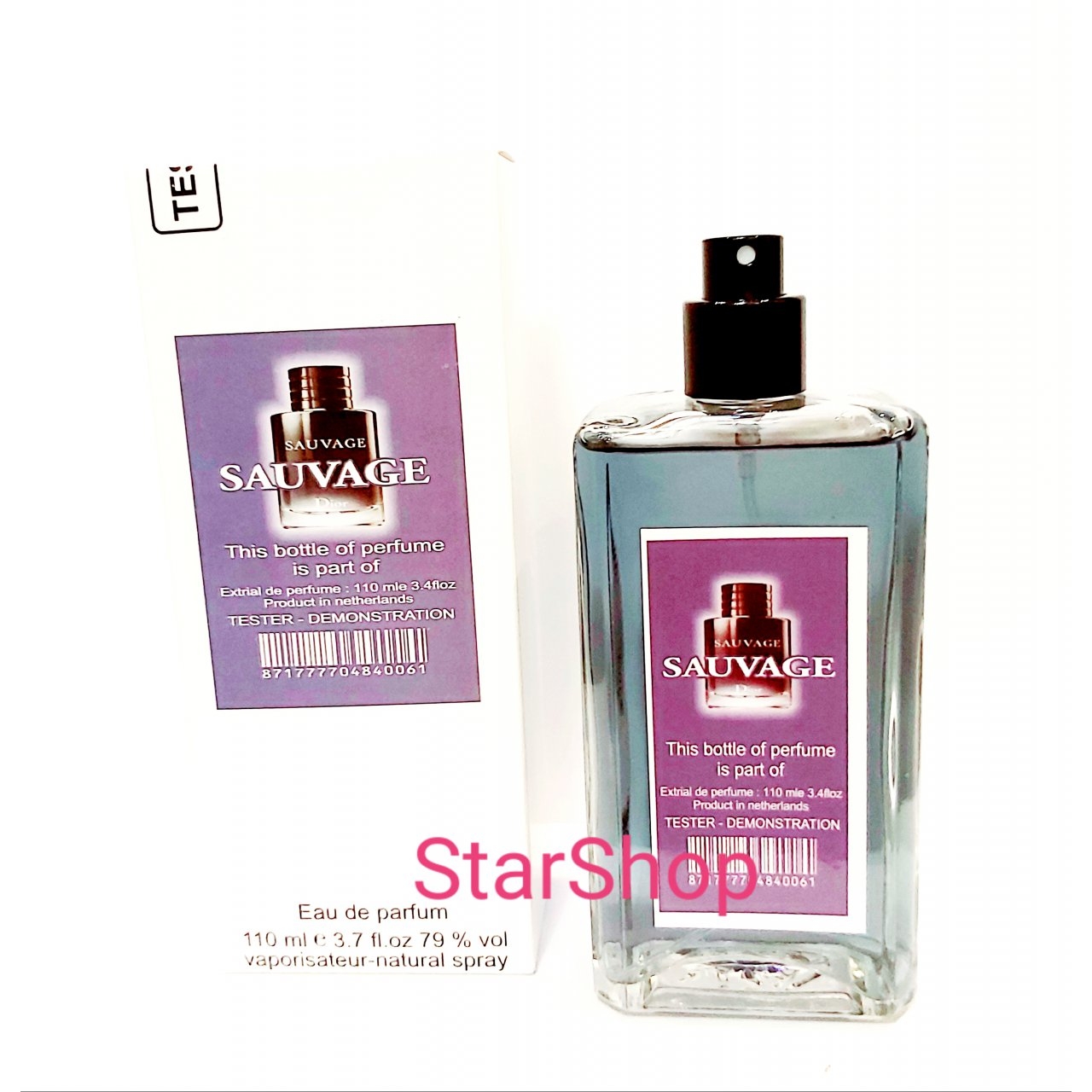 تستر ادکلن مردانه دیور ساواج حجم 110 میل Dior Sauvage