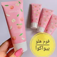 فوم شست وشو و ضد جوش هلو بیوآکوا