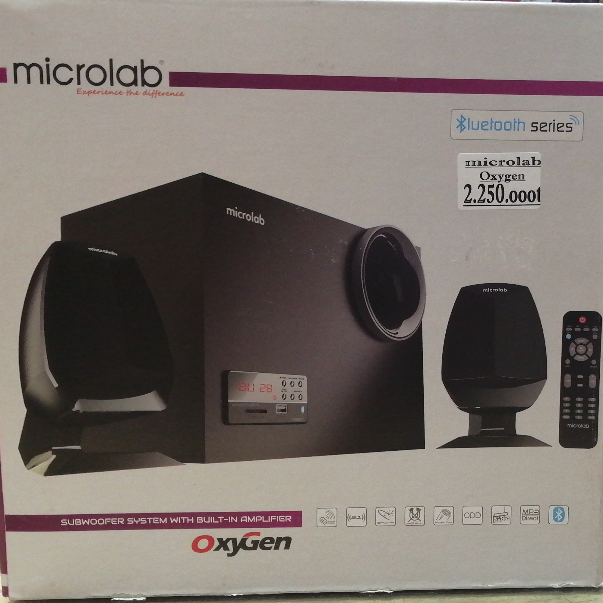 اسپیکر  بلوتوث دار و فلش خور میکرولب OxyGen