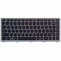 کیبرد لپ تاپ لنوو IdeaPad Z360 مشکی-با فریم نقره ای