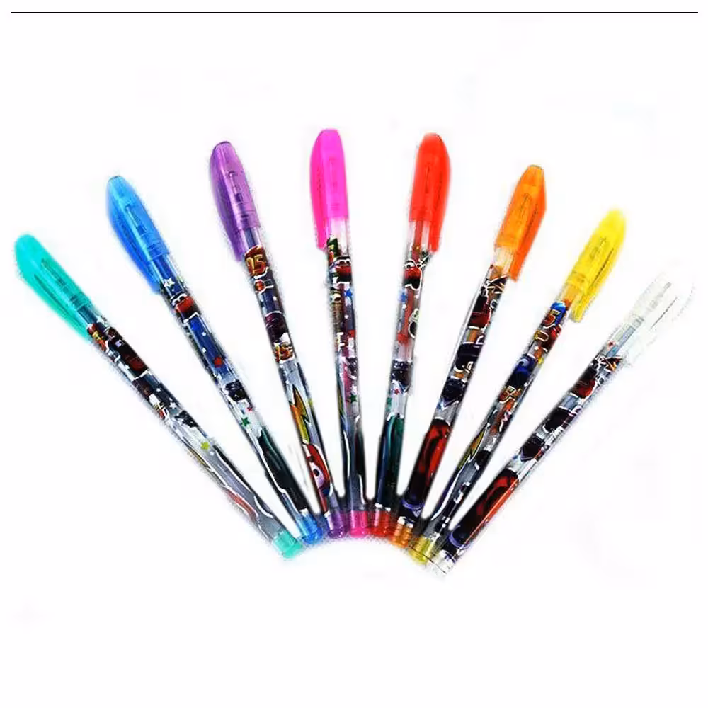 خودکار اکلیلی 8 رنگ کیفی فانتزی