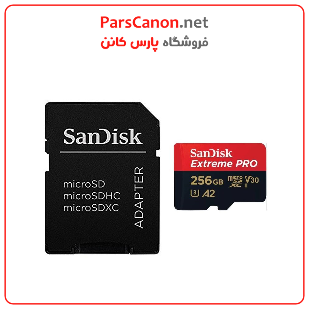 کارت حافظه سن دیسک میکرو اس دی SanDisk 256GB Extreme PRO UHS-I SDXC Memory Card