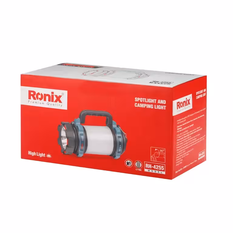 نور افکن شارژی 1200 متر باطری لیتیوم سامسونگ مدل RH-4255 رونیکس