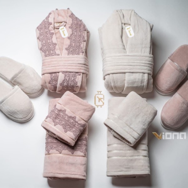 پرطرافدارترین ست 10تیکه حوله ترک VENTO گیپوردار