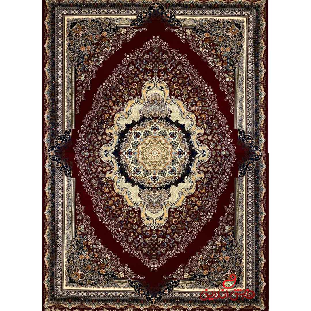 فرش ماشینی شاهکار صفویه 4660 قرمز