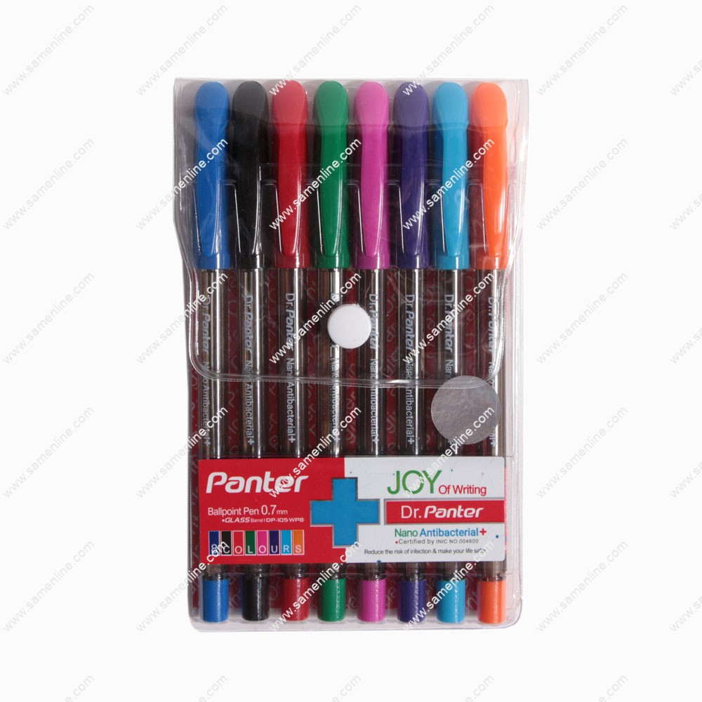 خودکار پنتر بسته 8 عددی 0.7 میلی متر