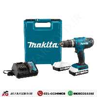 دریل پیچ گوشتی چکشی شارژی ماکیتا مدل HP488DWAE