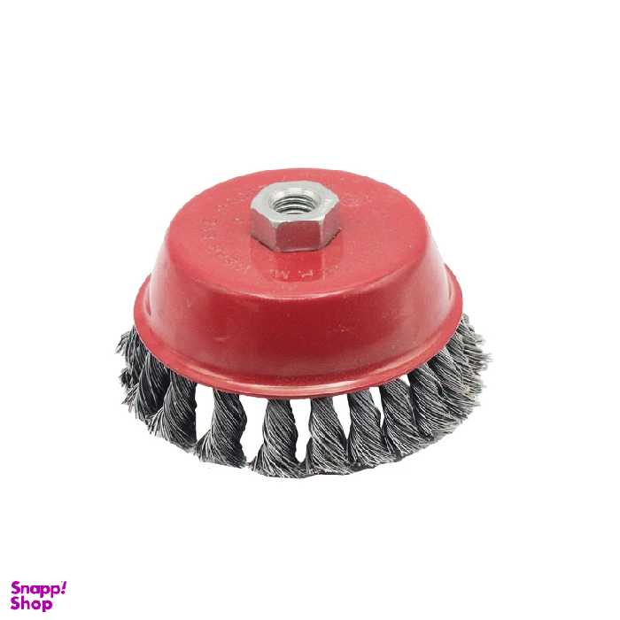 فرچه سیمی کاسه ای فرز مدل بافته کد YP-BAFTEH-125MM