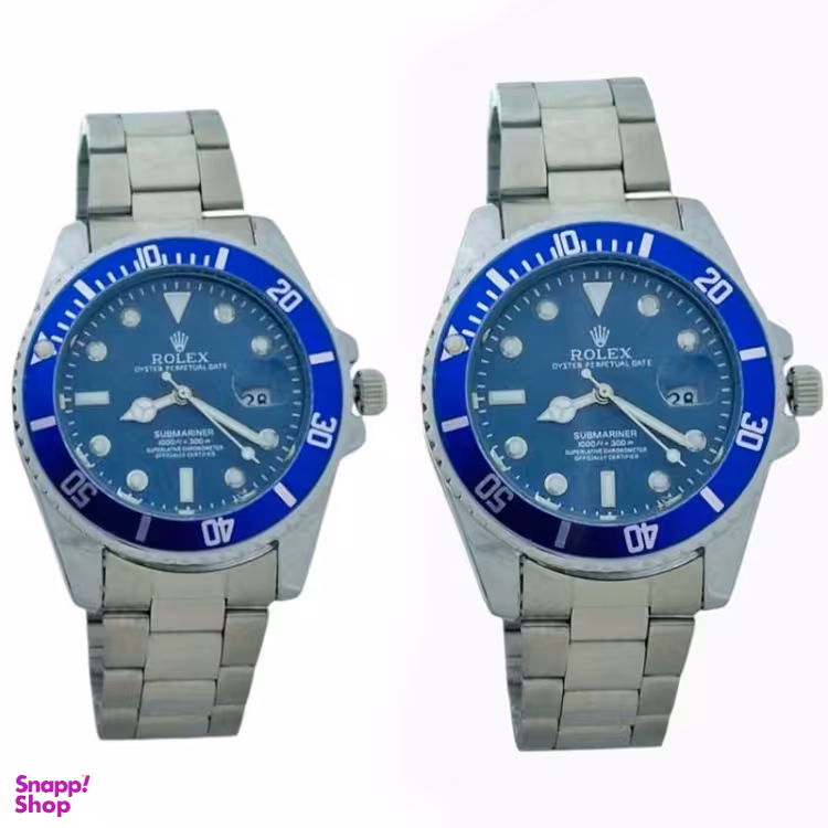 ست ساعت مچی عقربه ای زنانه و مردانه مدل سابمارینر کد SR/BE