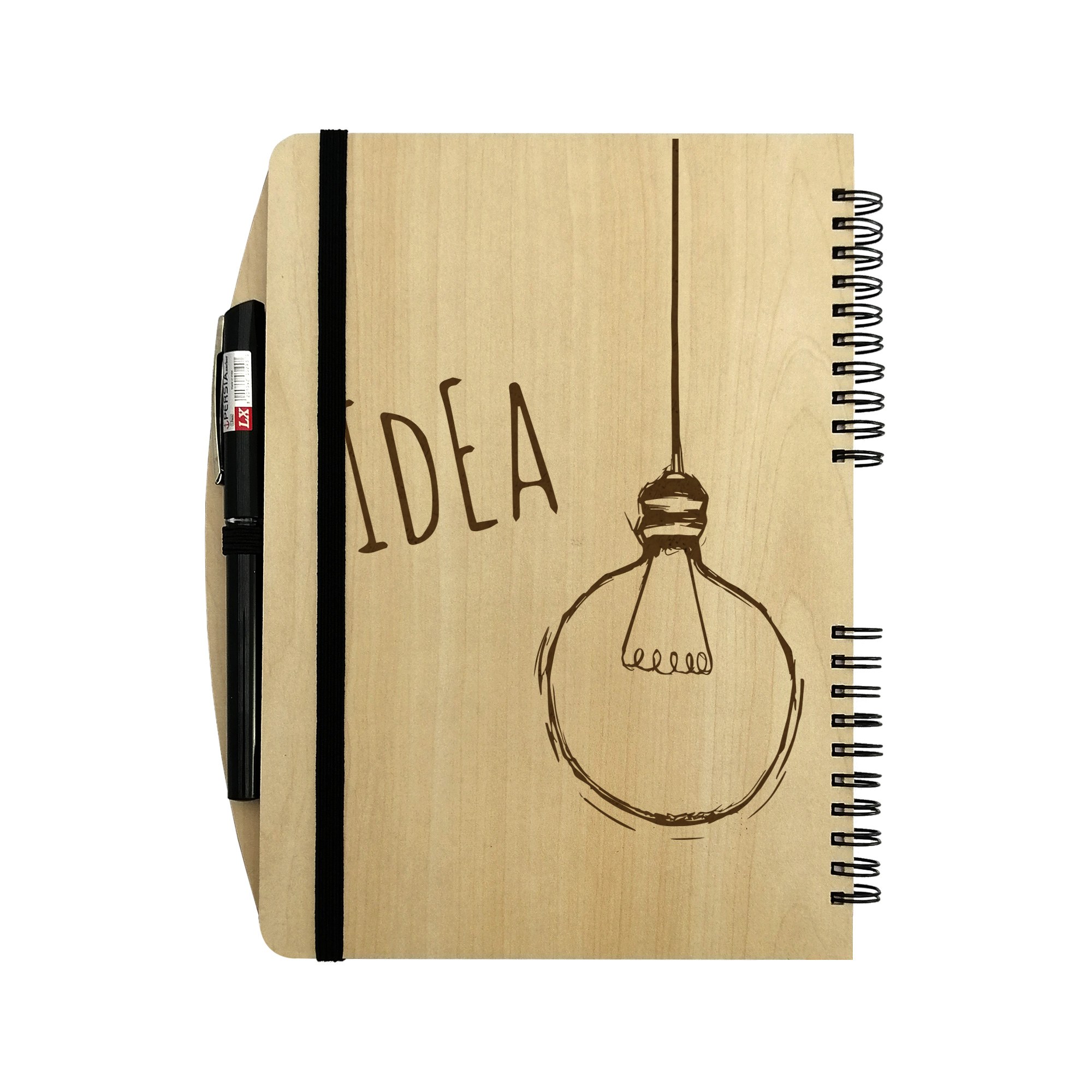 دفتر چوبی خودکاردار  بنی دکو کد 03 - مناسب تبلیغات و هدیه با طرح اختصاصی