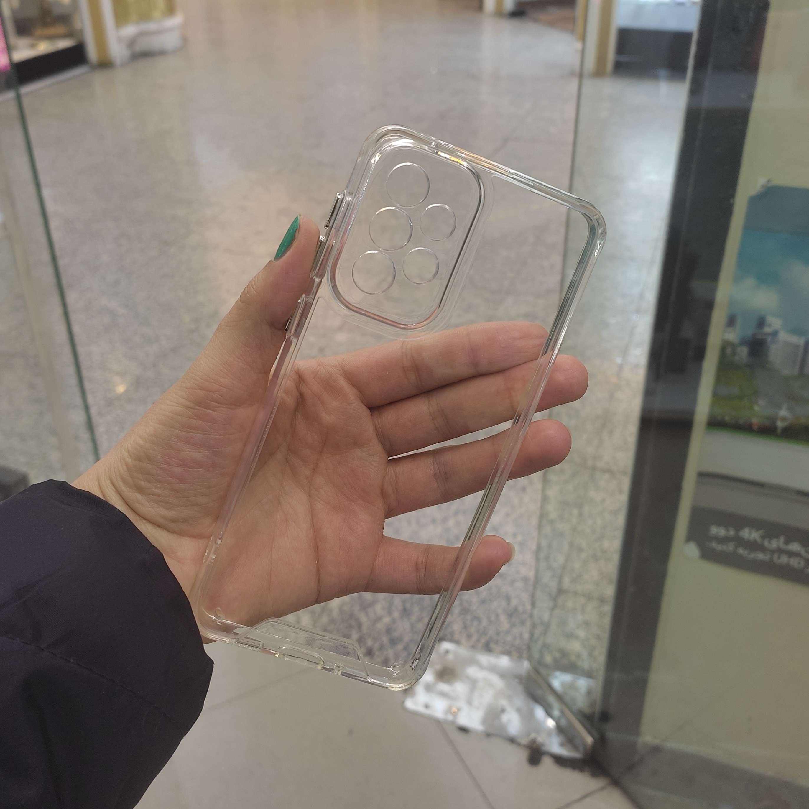 کاورگوشی سامسونگ A33 جنس کاور شفاف مقاوم در برابر ضربه 