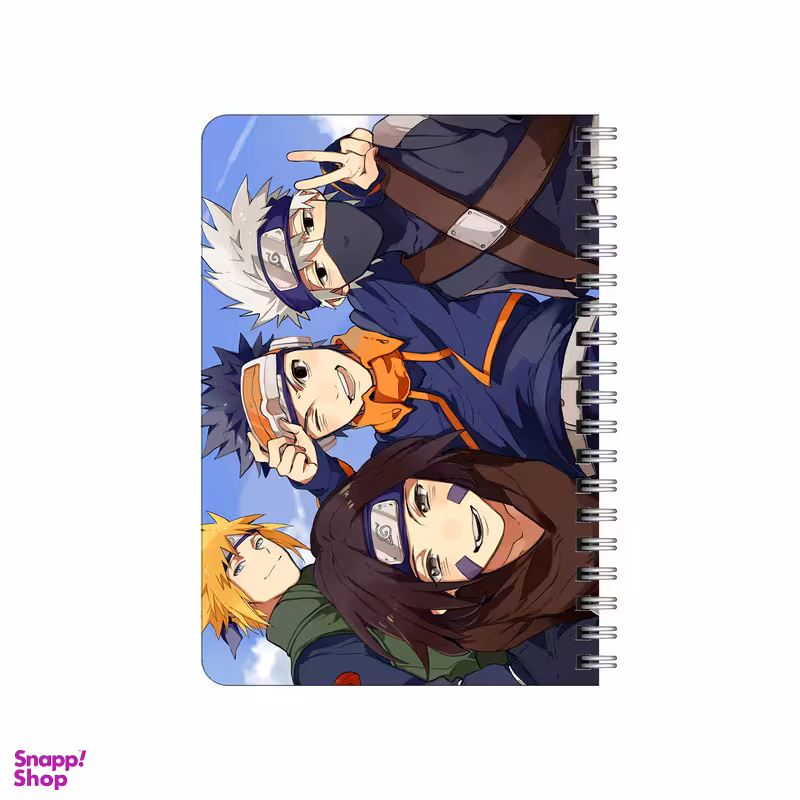 دفترچه یادداشت ۸۰ برگ بامبیلیپ مدل چوبی طرح انیمه ناروتو کد 7343410