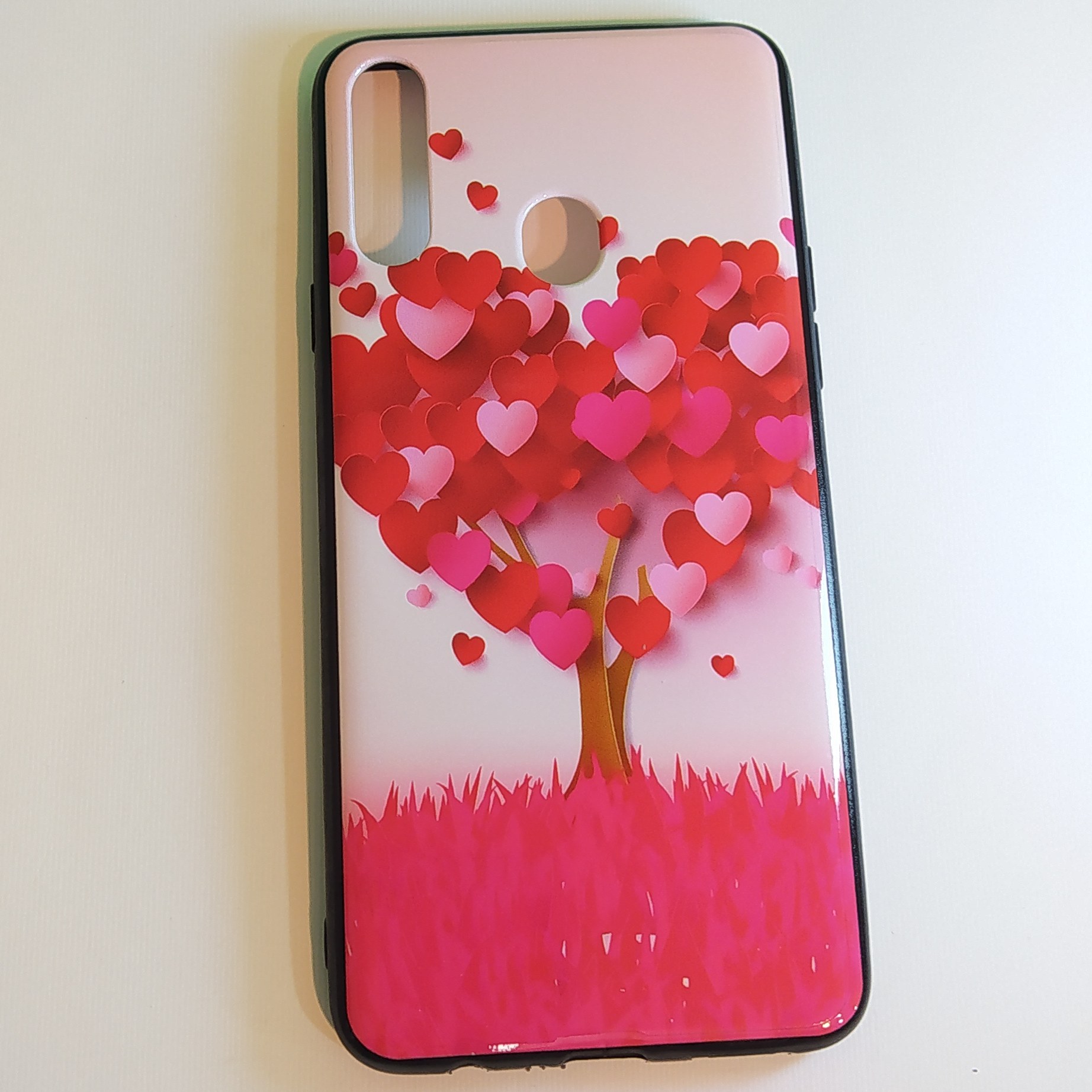 گارد.کاور سامسونگ A20-S مدل طرح دار طرح قلب سه بعدی 