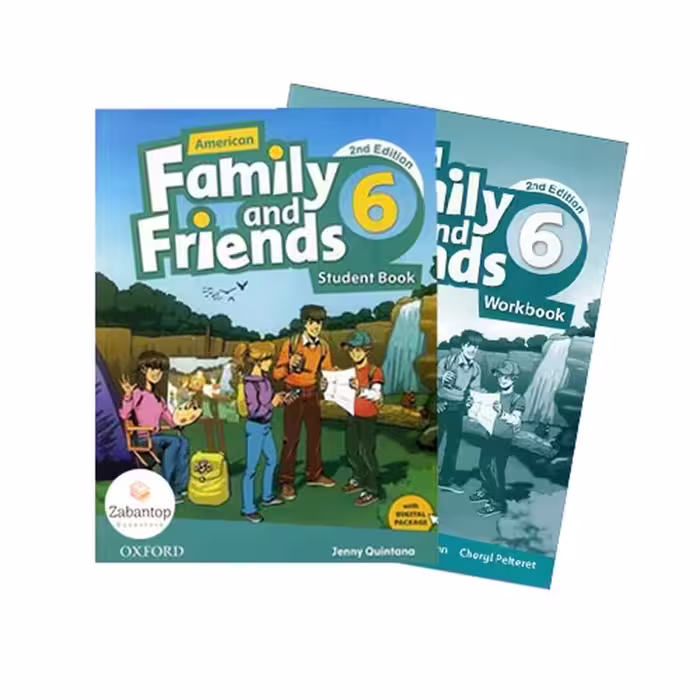 کتاب امریکن فمیلی اند فرندز American Family and Friends 6 2nd