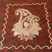 تابلو سرمه دوزی مدل بته جقه