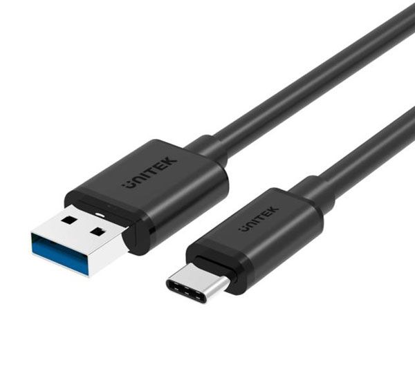 کابل شارژر و تبدیل Type C یونیتک مدل Y-C474BK طول 1 متر