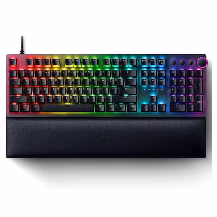 کیبورد گیمینگ ریزر سوئیچ قرمز مدل Razer Huntsman V2