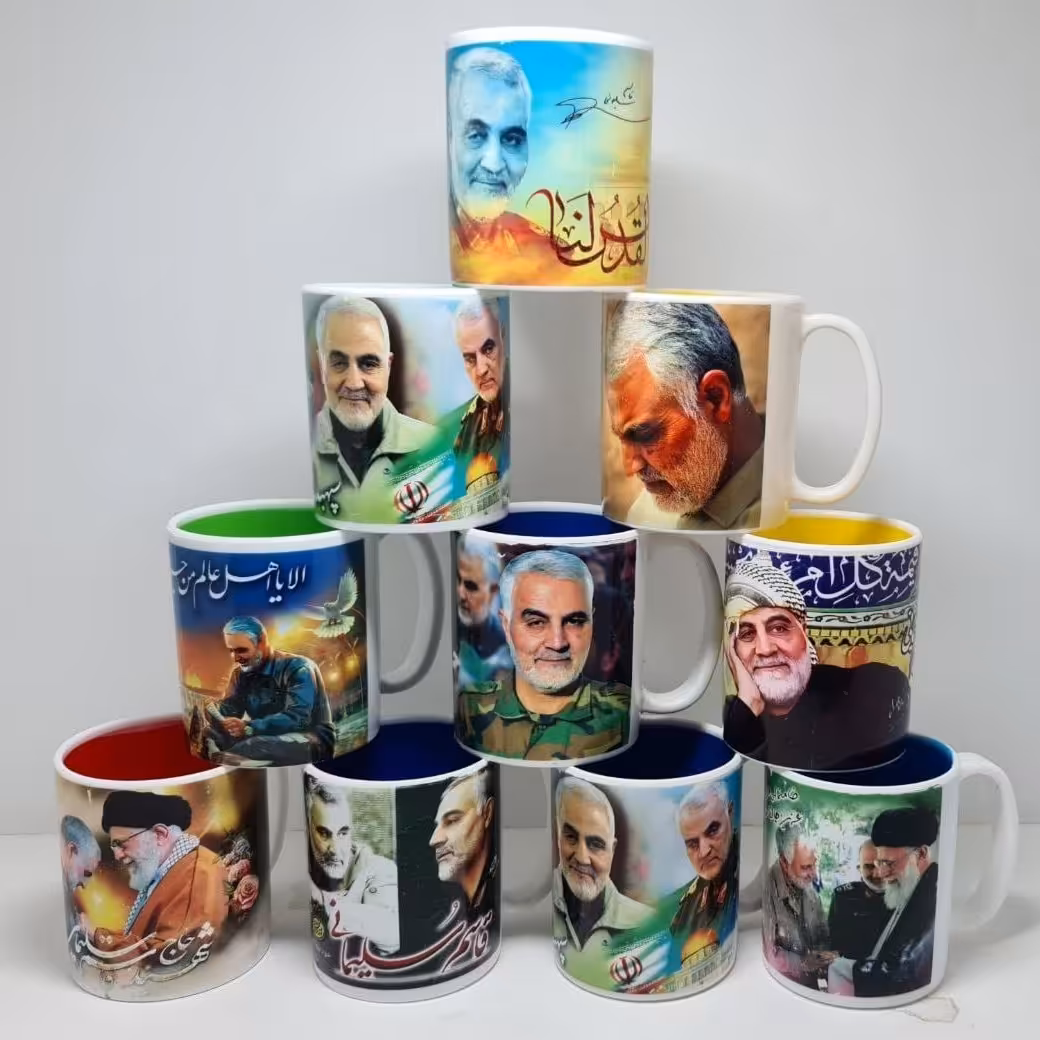 لیوان پلیمری طرح سردار سلیمانی