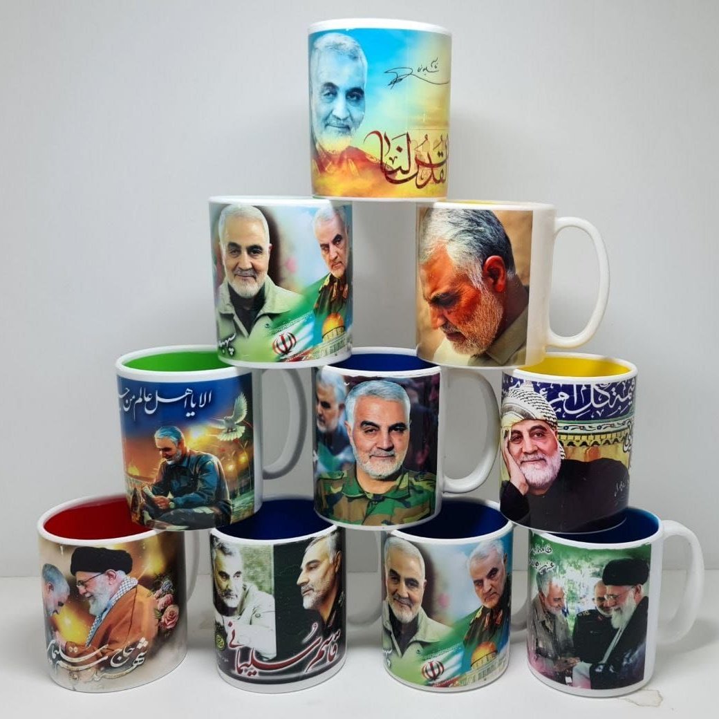 لیوان پلیمری طرح سردار سلیمانی