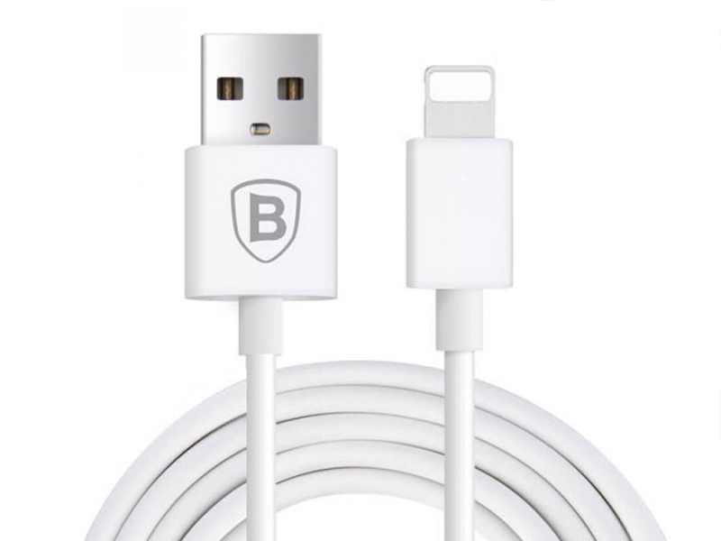 کابل شارژ و انتقال داده لایتنینگ بیسوس Baseus Plug Freely Lightning Cable 2m